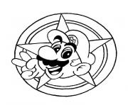 Coloriage mario football