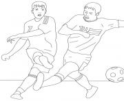 Coloriage espagne foot