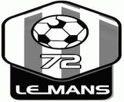 Coloriage foot logo Le Mans