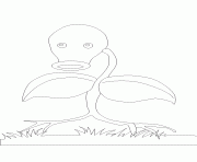 Coloriage pokemon 069 Bellsprout