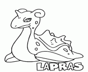 Coloriage pokemon 131 Lapras