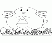 Coloriage pokemon 113 Chansey