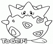 Coloriage pokemon 175 Togepi