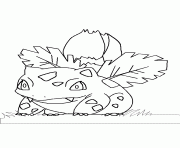 Coloriage pokemon 002 ivysaur