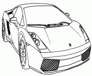 Coloriage lamborghini