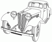 Coloriage voiture retro