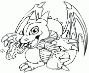 Coloriage dracaufeu pokemon miniature bebe