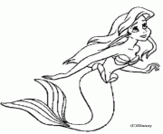 Coloriage Sirene 027