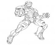 Coloriage Avengers Iron Man