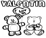 Coloriage dessin saint valentin 22