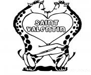 Coloriage dessin saint valentin 32