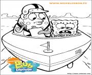 Coloriage dessin bob leponge 299