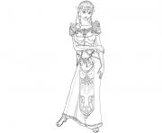 Coloriage dessin zelda 38