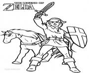 Coloriage dessin zelda 44