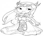 Coloriage dessin zelda 9