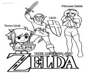 Coloriage dessin zelda 35