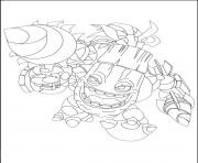 Coloriage dessin skylanders 133