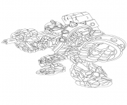 Coloriage dessin skylanders 82