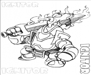 Coloriage dessin skylanders 94