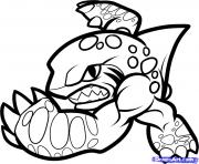 Coloriage dessin skylanders 46