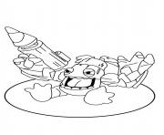 Coloriage dessin skylanders 7