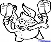 Coloriage dessin skylanders 137