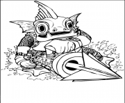 Coloriage dessin skylanders 44