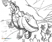 Coloriage dessin skylanders 34