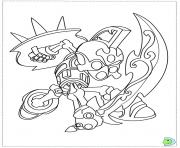 Coloriage dessin skylanders 42