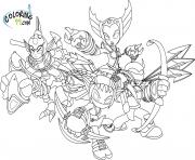 Coloriage dessin skylanders 17