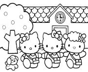 Coloriage dessin hello kitty 284