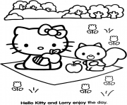 Coloriage dessin hello kitty 80