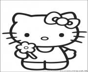 Coloriage dessin hello kitty 143