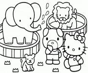 Coloriage dessin hello kitty 43