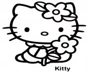 Coloriage dessin hello kitty 89