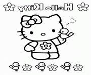 Coloriage dessin hello kitty 242