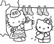 Coloriage dessin hello kitty 97