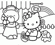 Coloriage dessin hello kitty 42