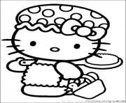 Coloriage dessin hello kitty 5