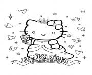 Coloriage dessin hello kitty 21