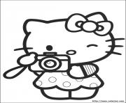 Coloriage dessin hello kitty 8