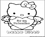 Coloriage dessin hello kitty 92