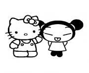 Coloriage dessin hello kitty 135