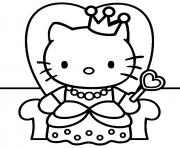 Coloriage dessin hello kitty 17