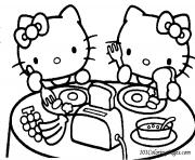 Coloriage dessin hello kitty 226