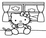 Coloriage dessin hello kitty 93