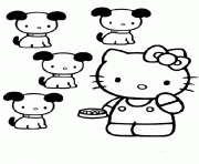 Coloriage dessin hello kitty 174