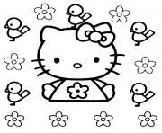 Coloriage dessin hello kitty 285