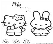 Coloriage dessin hello kitty 96