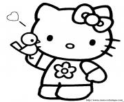 Coloriage dessin hello kitty 236